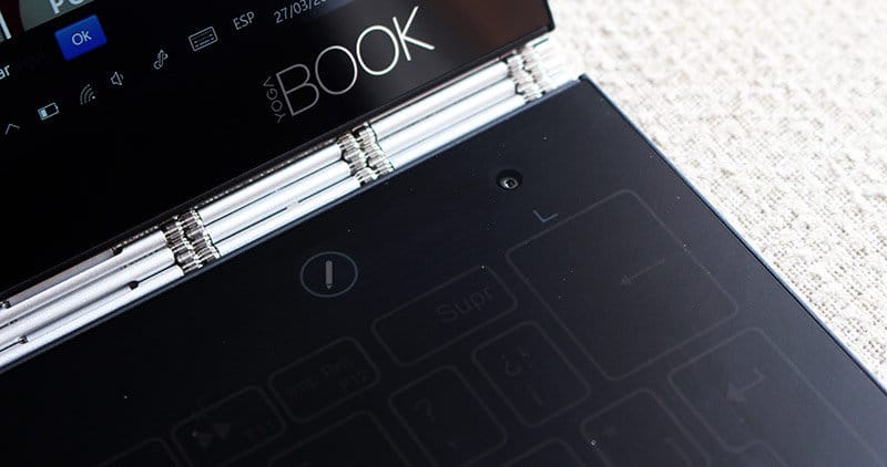 Camara trasera y boton lapiz Lenovo Yoga Book NewEsc