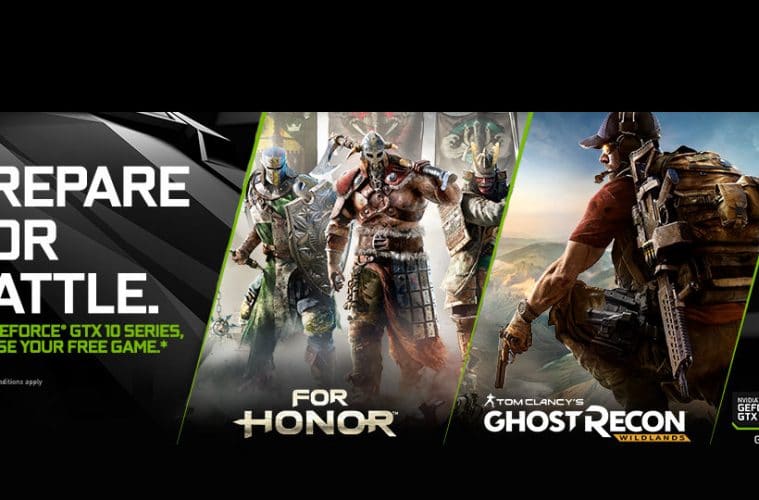 For honor and ghost recon: wildlands nvidia promotion 