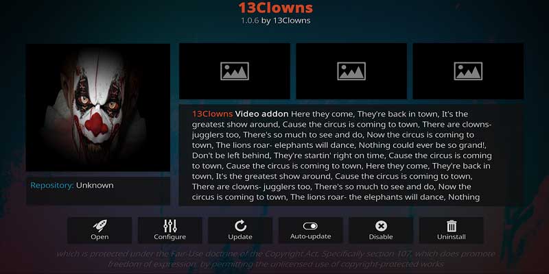 13 clowns
