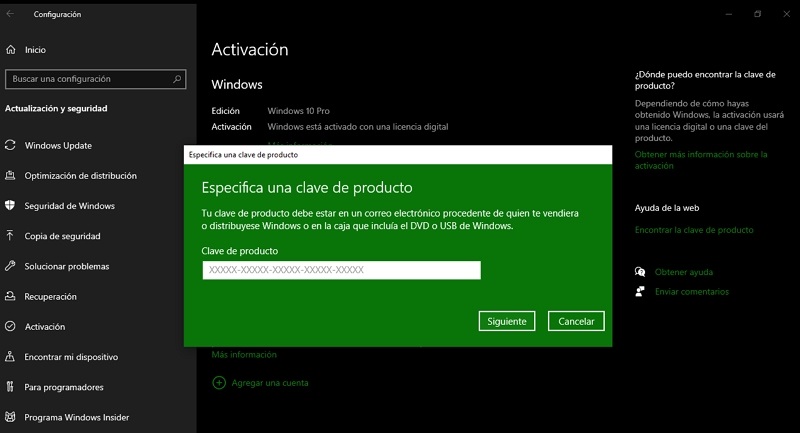 Activar Windows 10 2