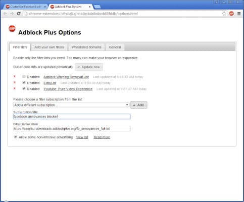 AdBlock Plus Plugin para Chrome