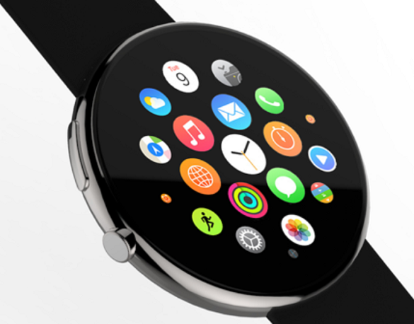 Apple Watch con diseño redondo