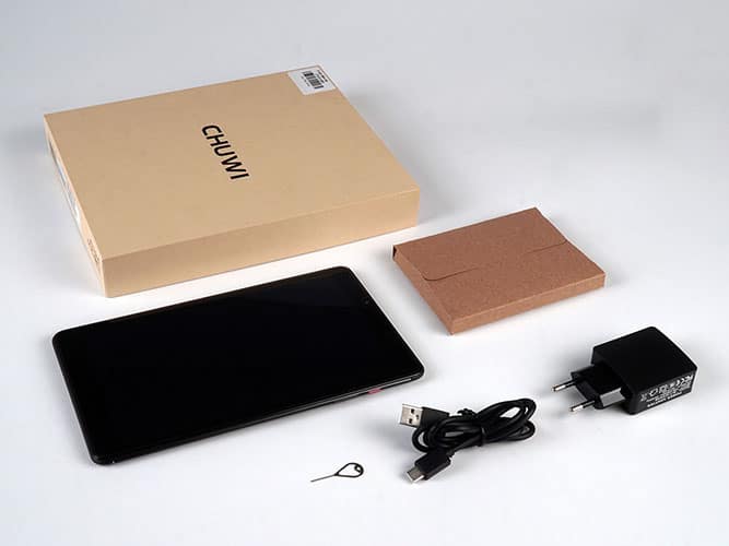 Chuwi Hi9 Pro tablet paquete