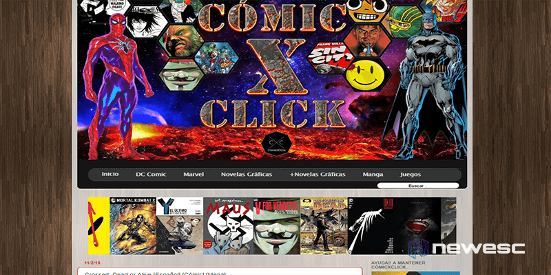Comicxclic - descargar cómics gratis