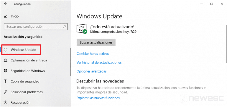 Cómo Actualizar Windows 10 A La Última Versión Disponible Newesc 9191