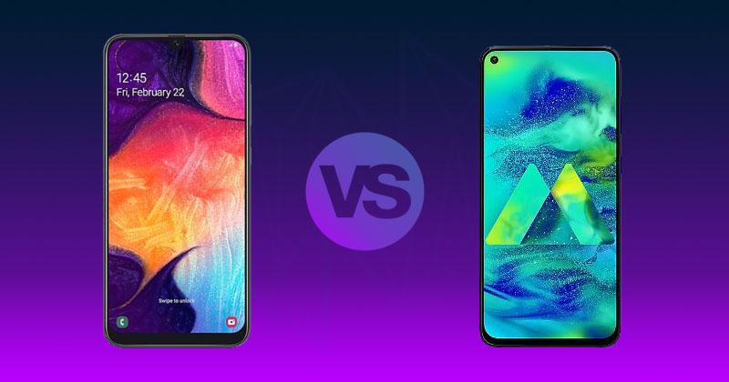 Comparativa Samsung Galaxy M40 vs A50