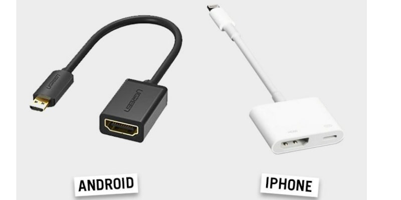 Cable para iPhone y Android para Tv