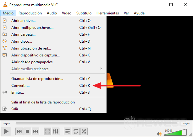 Convertir MOV en MP4 con VLC 001