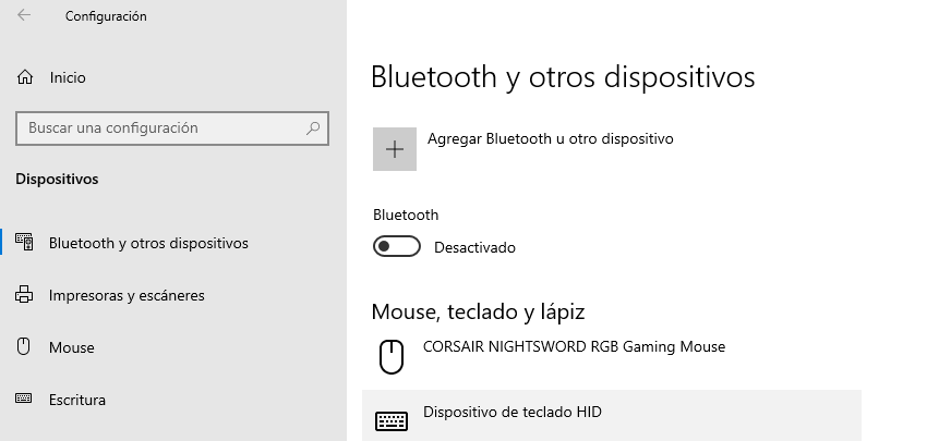 Cómo activar Bluetooth en Windows 10 desde Configuración