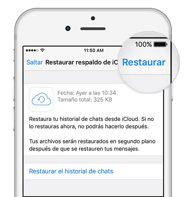 Cómo restaurar tu copia de seguridad en iOS (iPhone)