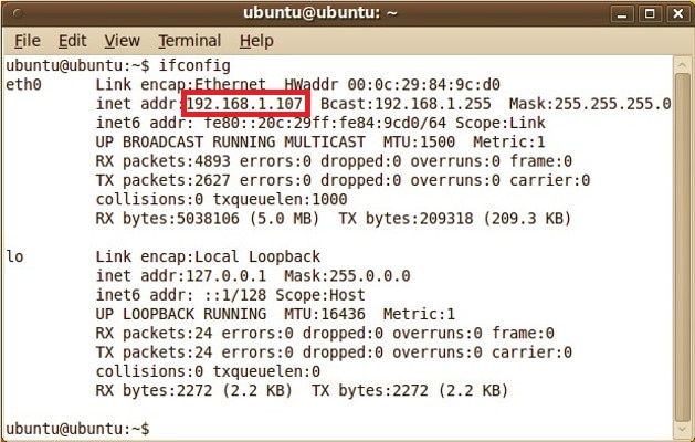 Cómo saber direccion IP router Linux alternativa paso 1