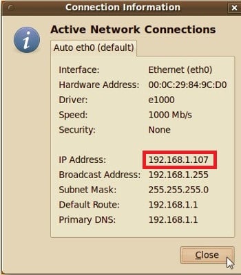Cómo saber direccion IP router Linux paso 2