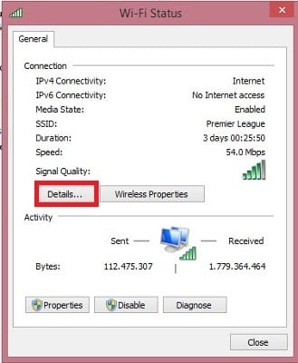Cómo saber dirección IP router Windows paso 3