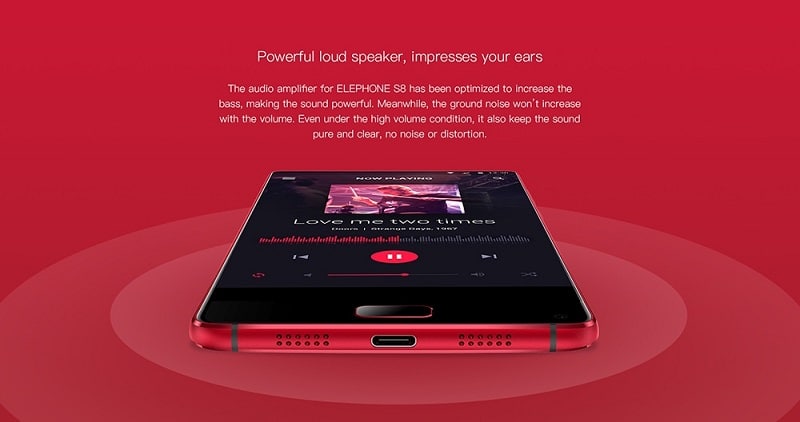 Elephone S8 red