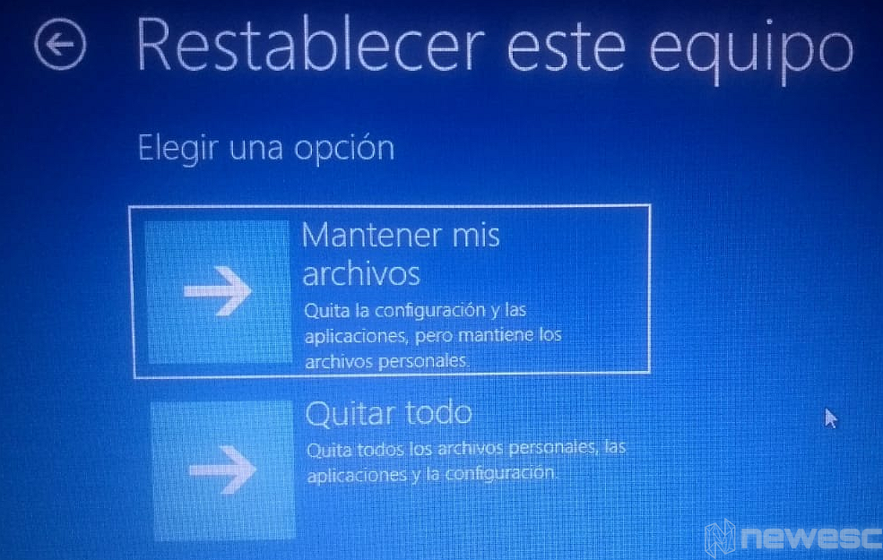 Formatear laptop Windows 10 con Menú Inicio3 1