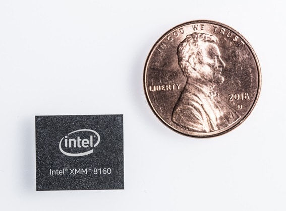 Intel XMM 8160 tamaño