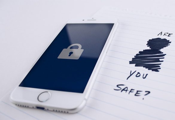 Iphone blanco con problemas de seguridad