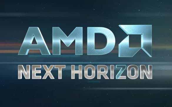 Logo del evento de AMD llamado Next Horizon