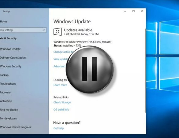 Microsoft pausa actualización Windows 10
