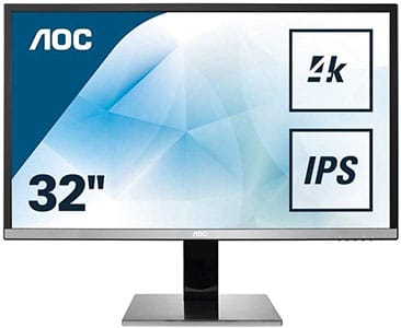 Monitores 4K para diseño AOC U3277PWQU