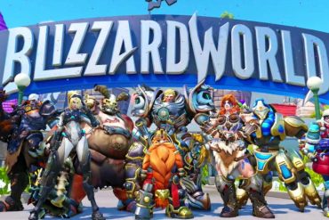 Overwatch Blizzard world map skins