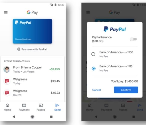PayPal en Google Pay