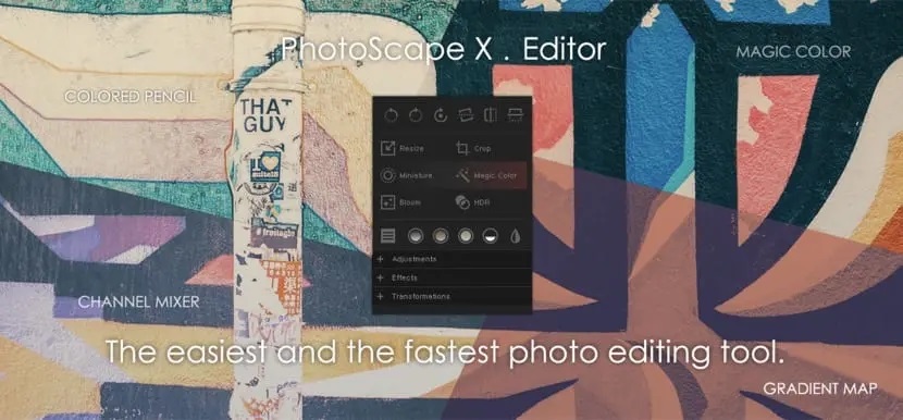 Photoscape X Editor de imágenes