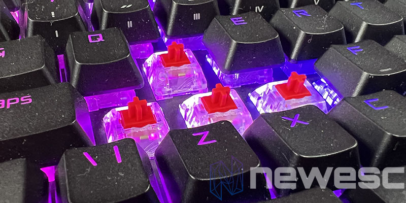 REVIEW ASUS ROG STRIX FLARE II ANIMATED SWITCHES ROG NX RED