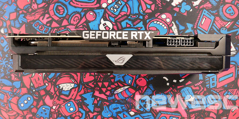 REVIEW ASUS ROG STRIX RTX 3060 TI GAMING OC LATERAL EXTERNO
