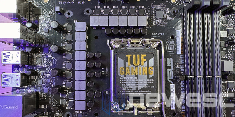 REVIEW ASUS TUF Gaming B760M BTF WIFI VRM