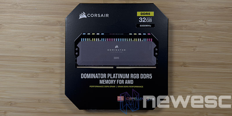 REVIEW CORSAIR DOMINATOR PLATINUM RGB DDR5 6000 CL30 EMBALAJE