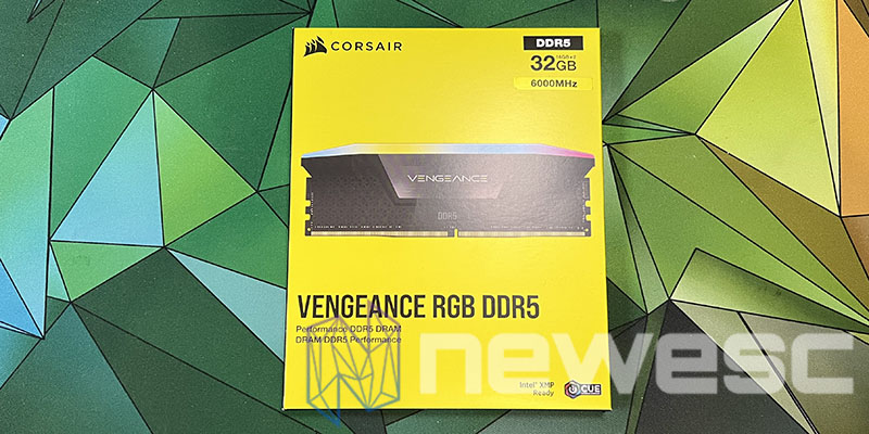 REVIEW CORSAIR VENGEANCE RGB DDR5 6000 EMBALAJE