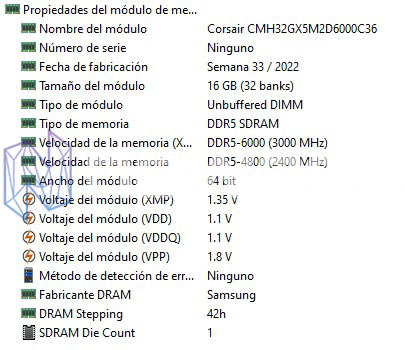 REVIEW CORSAIR VENGEANCE RGB DDR5 6000 SPD