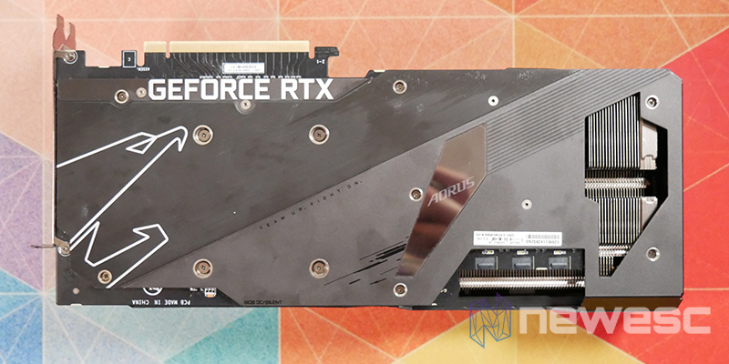 REVIEW GIGABYTE AORUS RTX 3080 XTREME 10G BACKPLATE