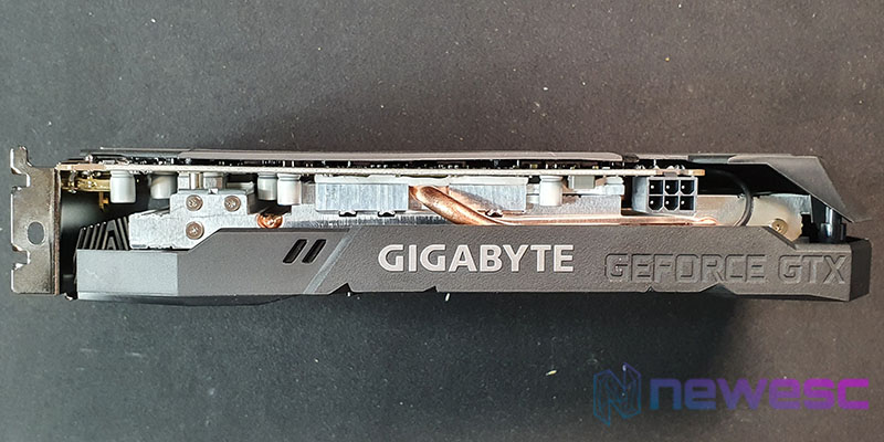REVIEW GIGABYTE GTX 1650 SUPER WINDFORCE OC 4G LATERAL INTERNO
