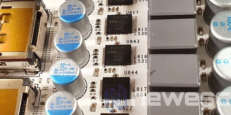 REVIEW KFA2 RTX 3080 HALL OF FAME MOSFETS