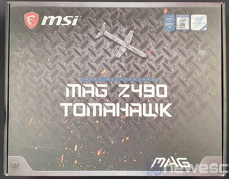 REVIEW MSI MAG Z490 TOMAHAWK CAJA DELANTE
