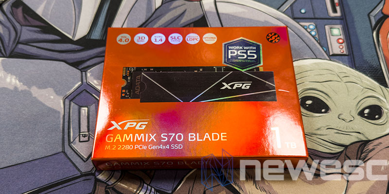 REVIEW XPG GAMMIX S70 BLADE 1TB EMBALAJE