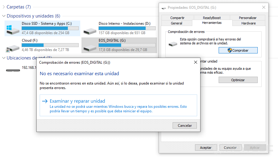 Reparar Tarjeta SD en PC