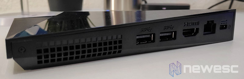 Review Smart TV Box NVIDIA Shield TV 2017 conectores traseros