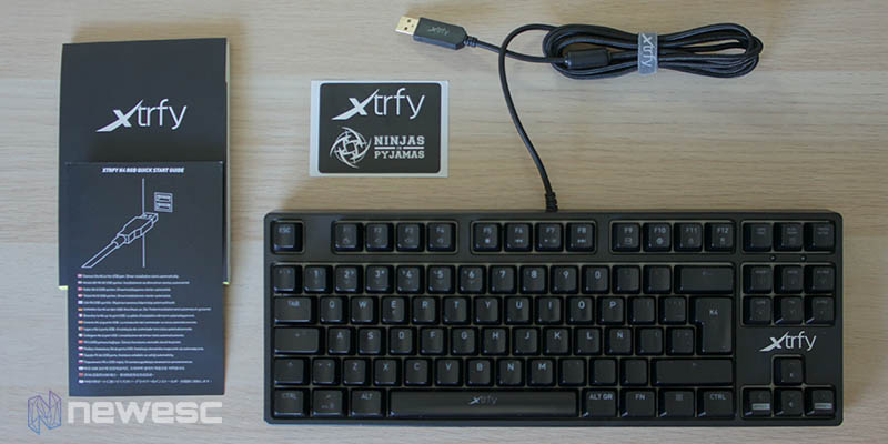 Review Xtrfy K4 RGB TKL 1