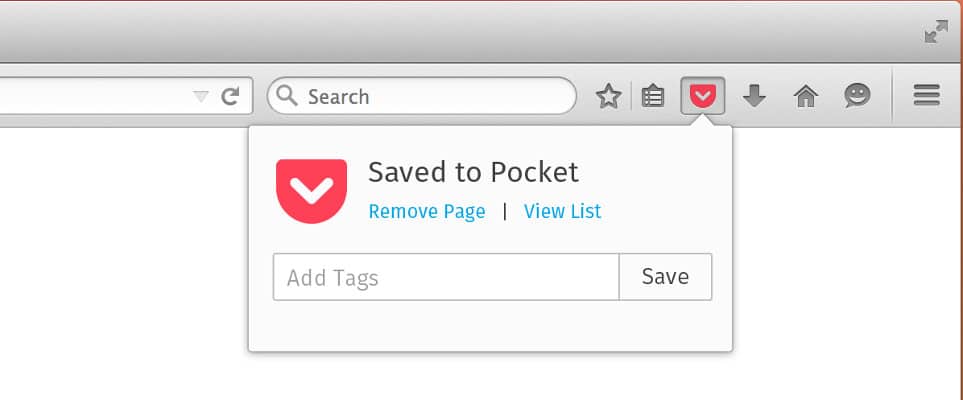 Save to Pocket Plugin para Chrome