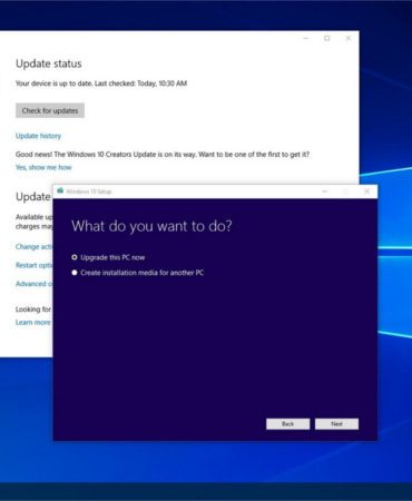 Windows 10 update