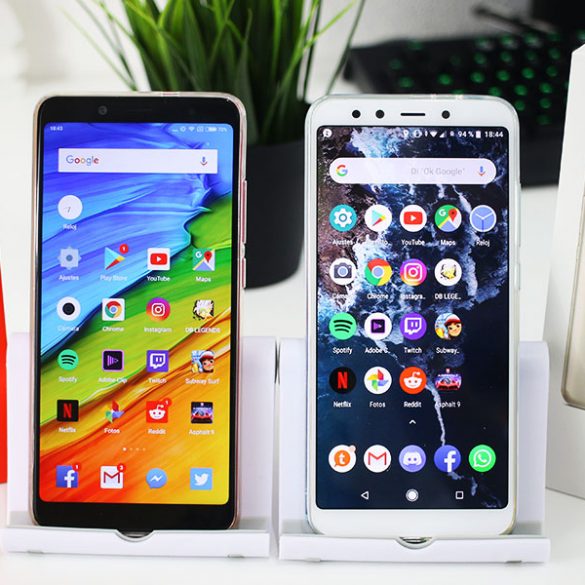 Xiaomi Mi A2 vs Xiaomi Redmi Note 5 test de velocidad