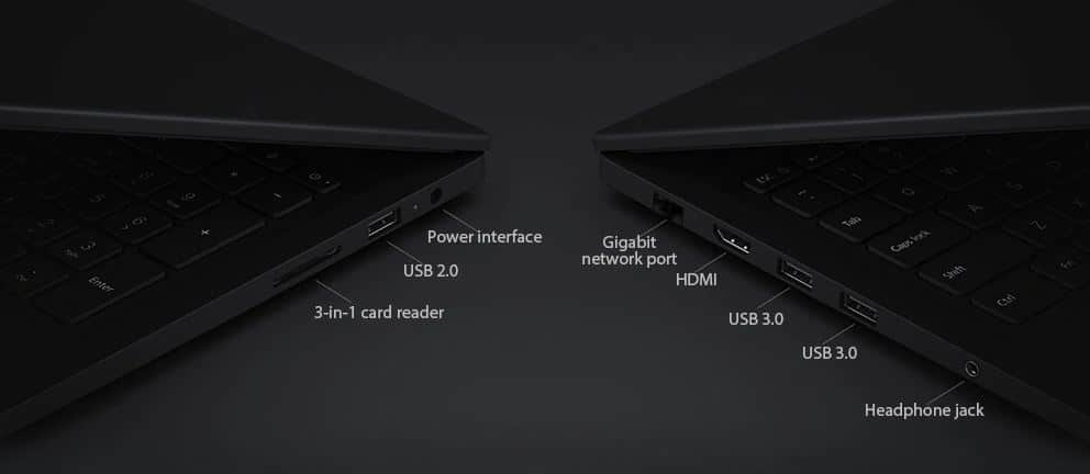 Xiaomi Mi Notebook conectores