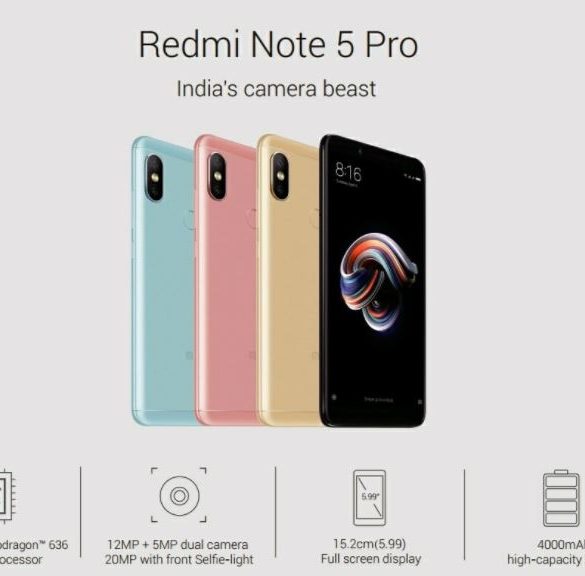 Xiaomi Redmi Note 5 Pro leak