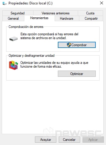 desfragmentar disco duro Windows 10