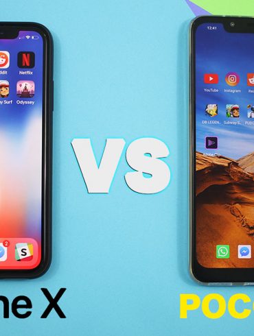 iPhone X vs Poco F1 SpeedTest