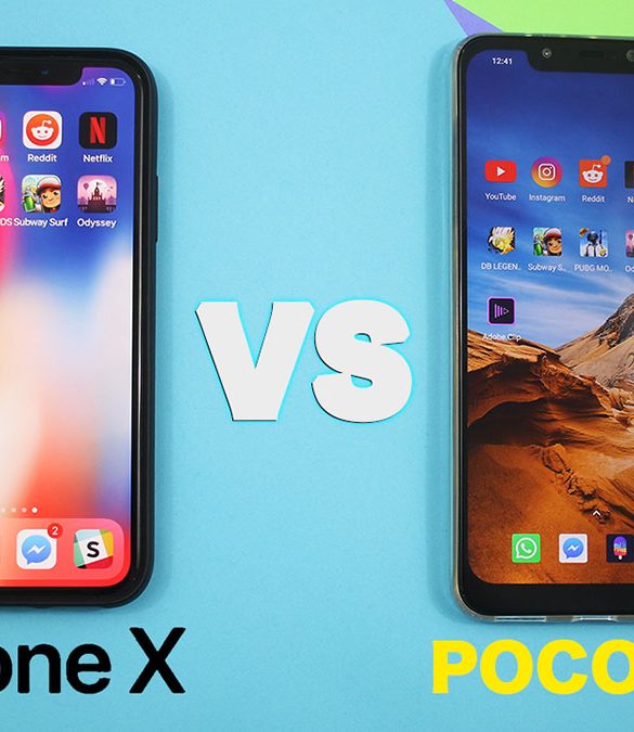iPhone X vs Poco F1 SpeedTest