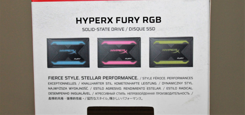 kingston hyperX fury rgb SSD trasero caja